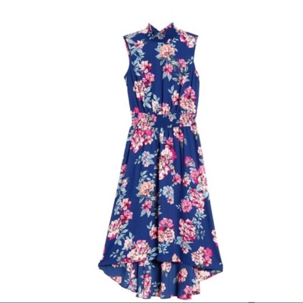 NWT Nanette Lepore Floral Highlow Dress Size 4